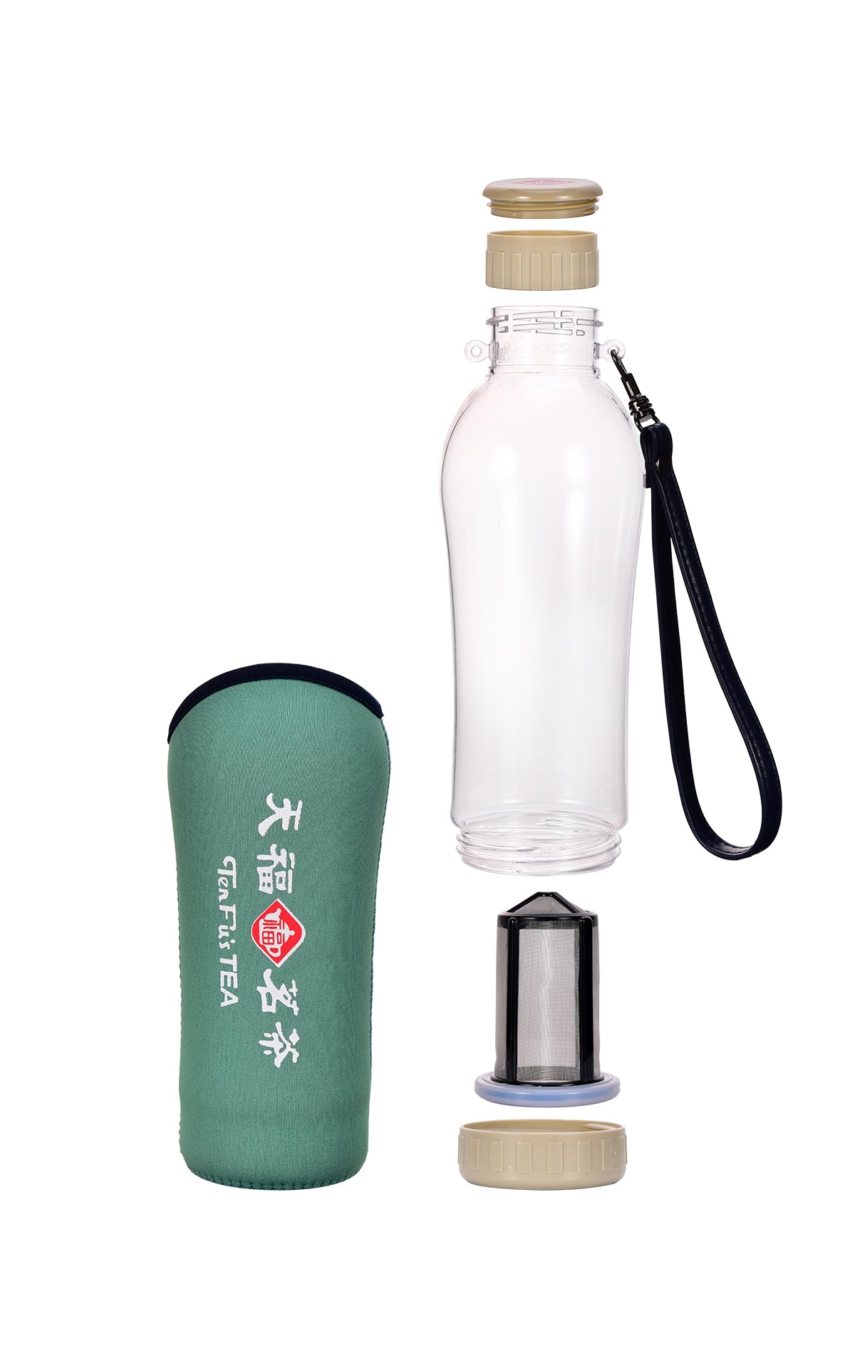 Double protection Travel Mug with Filter 580ML