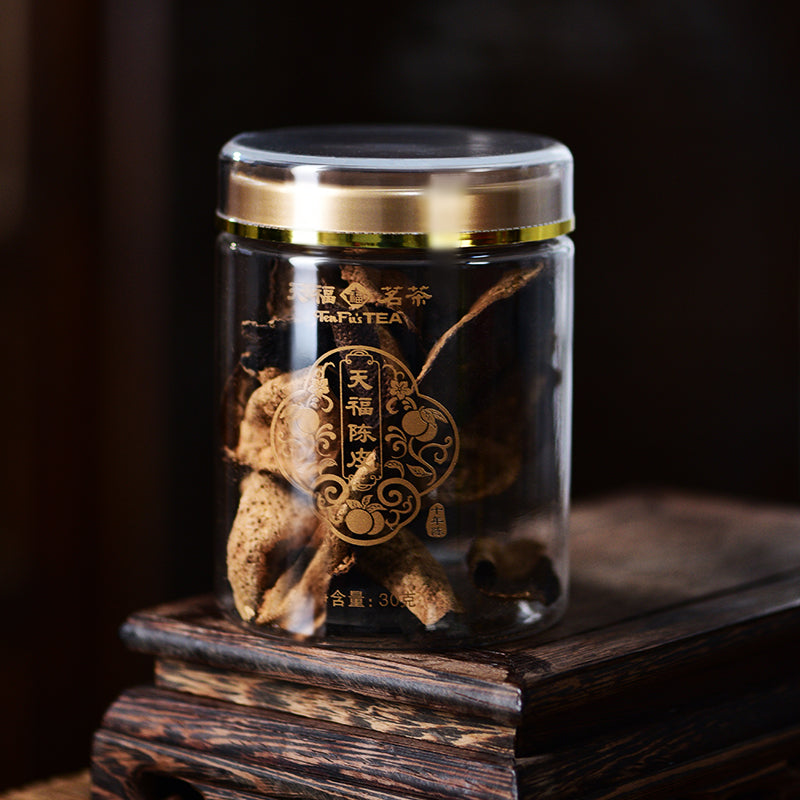 Tenfu's Tea Guangdong Xinhui Dried Tangerine Peel Tasting Package, 30g