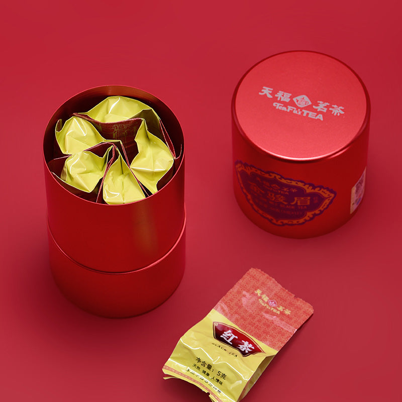 天福茗茶 白毫银针福鼎原产白茶特级散装茶叶罐装50克