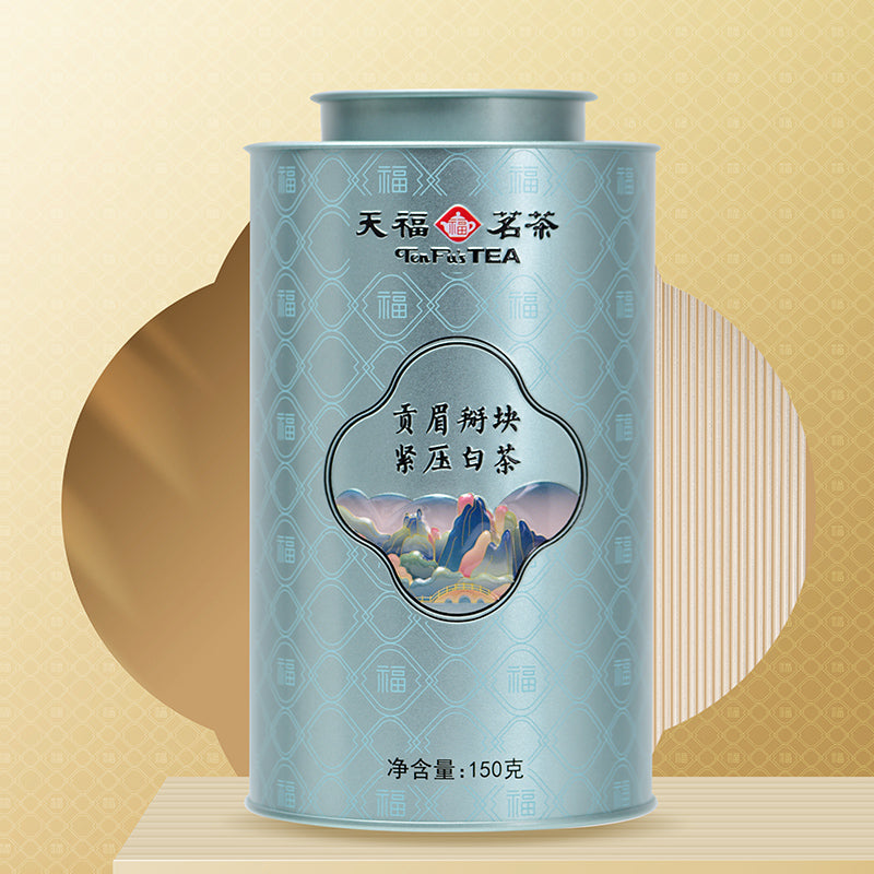 Baifu Fujian Fuding Gongmei White Tea Block Shape 150g – TenFu's TEA