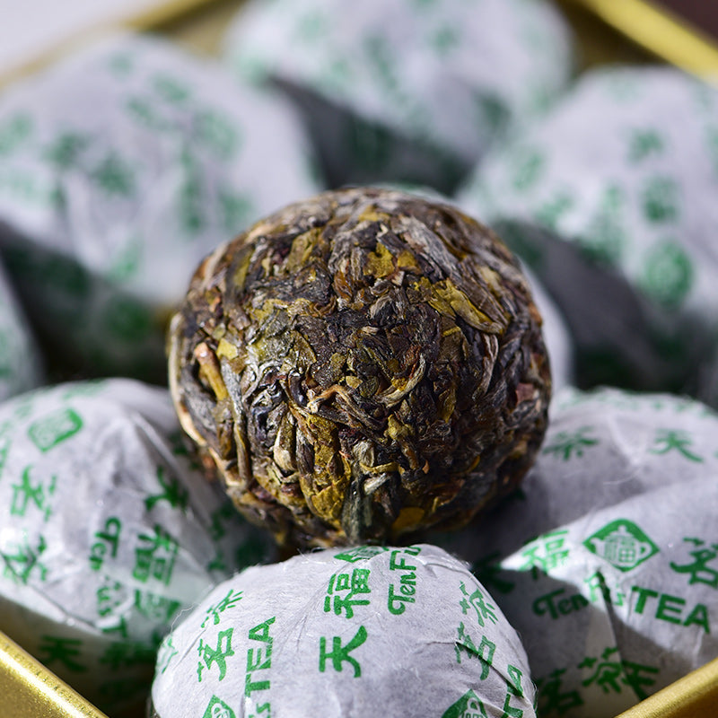 Yunnan  Raw Pu-erh Tea  Bingdao  Dragon Ball