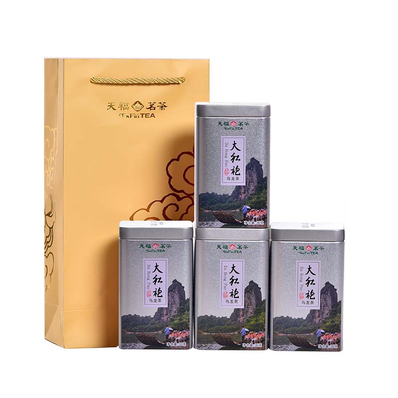 Square Tin-Loose Wuyi Dahongpao Oolong Tea
