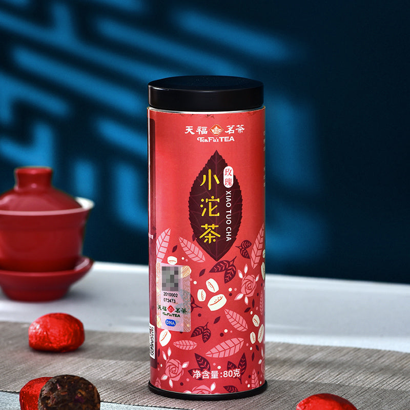 Rose Flavored Ripe Pu-Erh Mini Tuo Tea