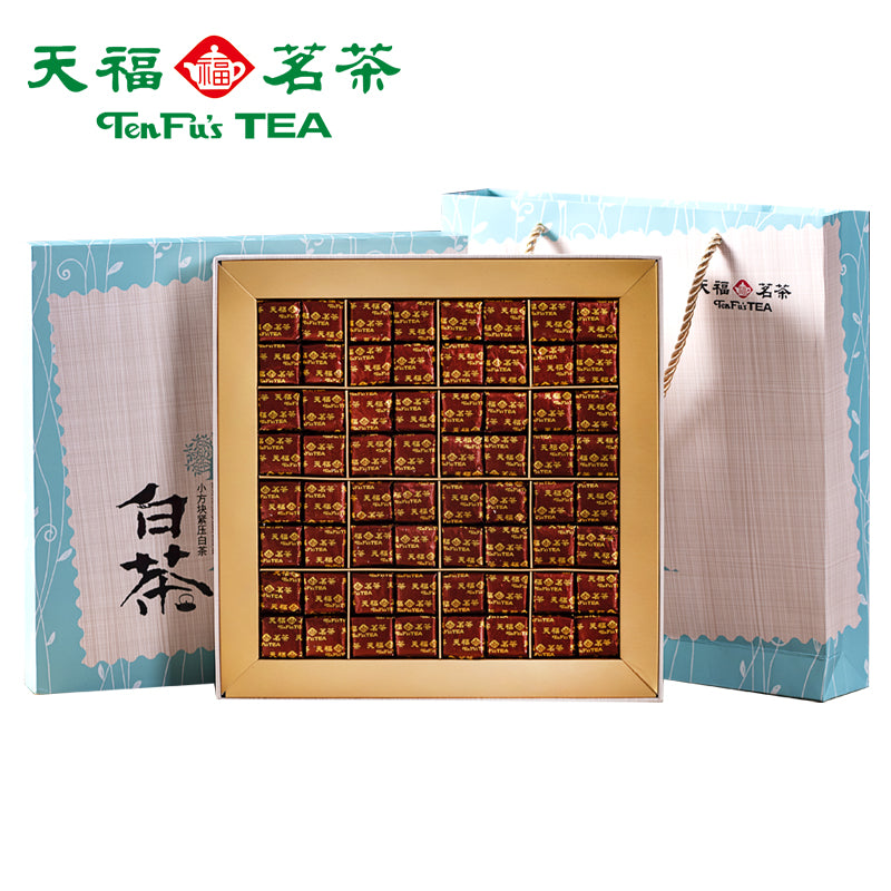 Luxury White Peony White Tea Mini Bricks Gift Collection